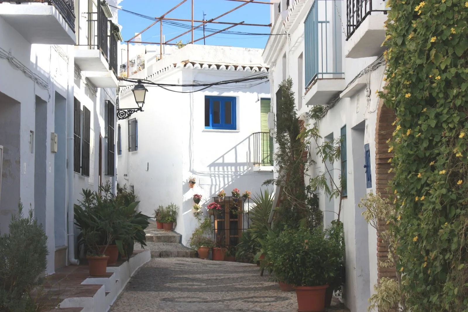 Whitewashed streets of Frigiliana