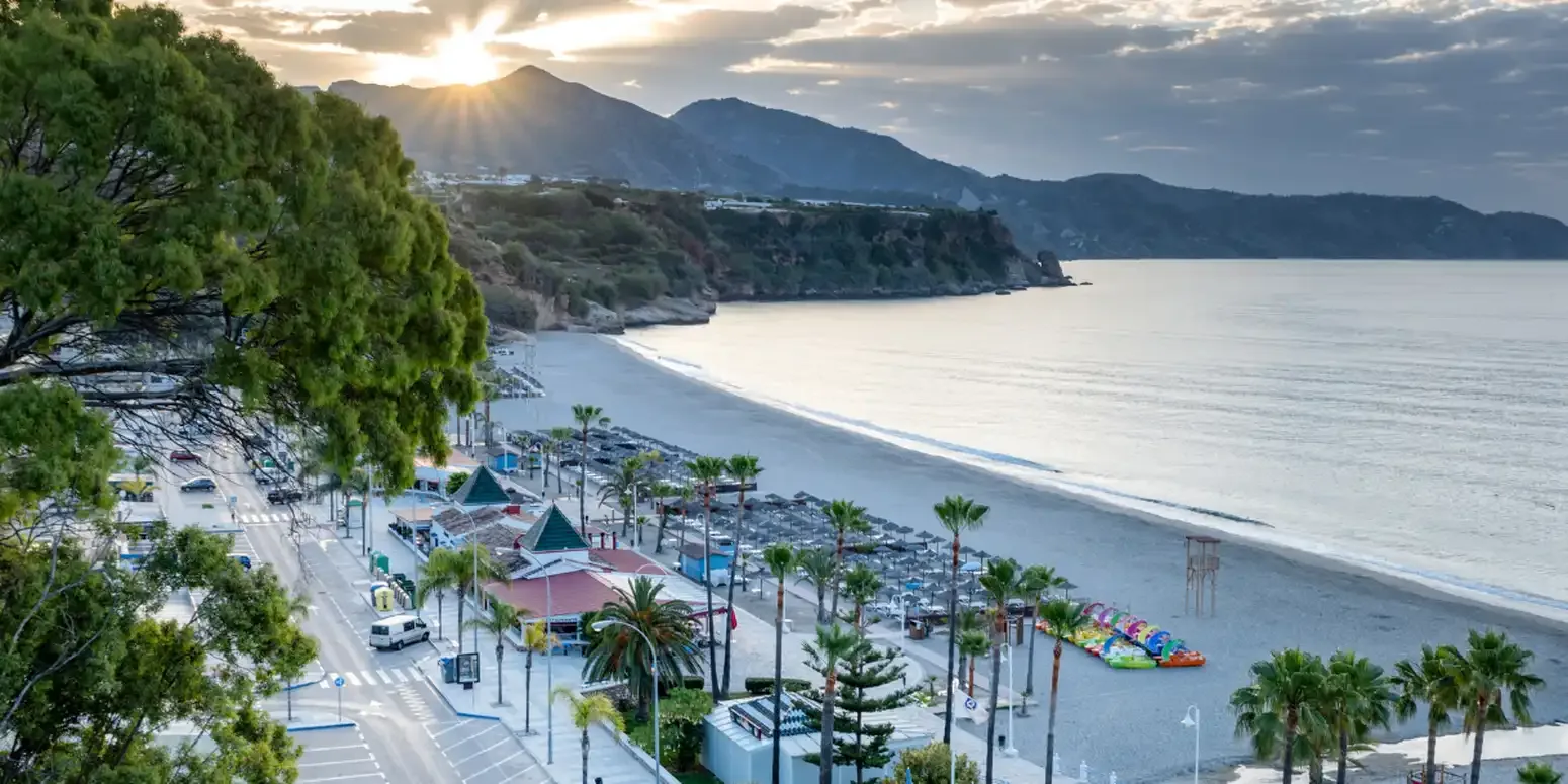 Playa Burriana beach, Nerja